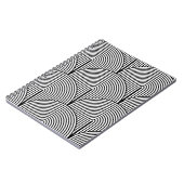 Carnet Art Déco, Blanc Noir Luxe. (Côté gauche)