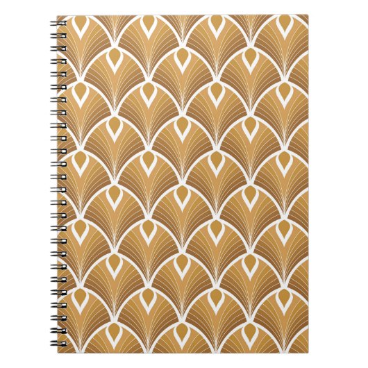 Carnet Art déco classique : motif géométrique. (Devant)