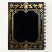 Carnet Art Deco Floral Frame (Dos)