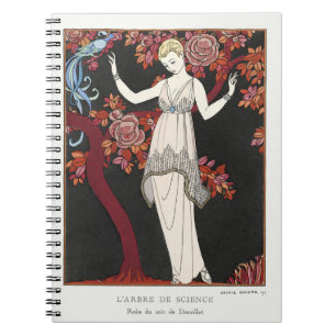 Carnet Art Déco George Barbier Mode Vintage Oiseau Art