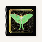 Carnet Art Déco Luna Moth (Devant)
