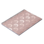 Carnet Art Déco : Or Lattice Elégance. (Côté gauche)