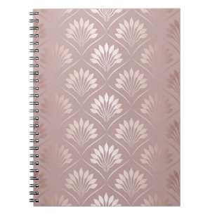 Carnet Art Déco : Or Lattice Elégance.