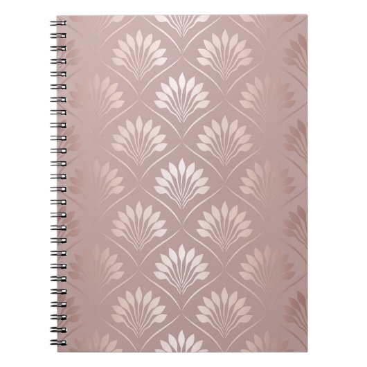 Carnet Art Déco : Or Lattice Elégance. (Devant)