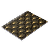 Carnet Art Déco Or Noir : Luxe incomparable (Côté gauche)