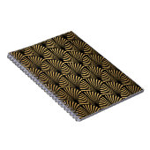 Carnet Art Déco : Scales d'or noir. (Côté Droit)