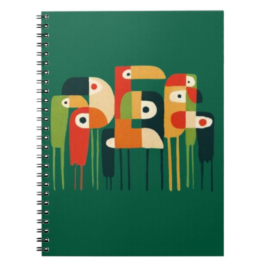 Carnet art des oiseaux (Devant)