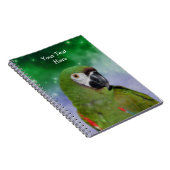 Carnet Art des oiseaux de perroquets de Macaw sévère (Côté Droit)