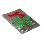 Carnet Art des Tulipes rouges (Côté Droit)
