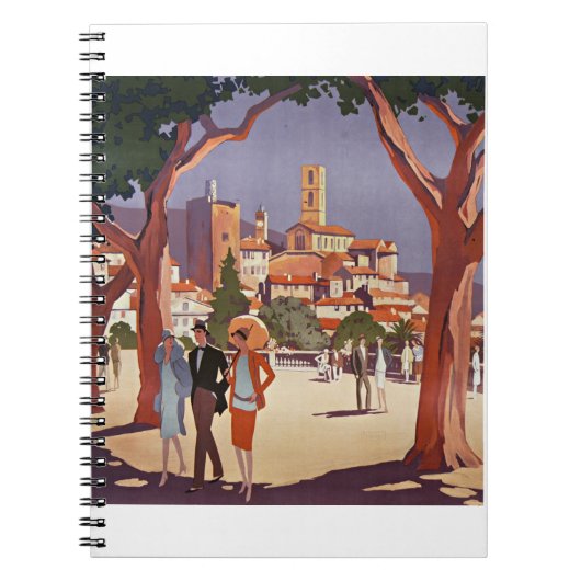 Carnet Art d'été vintage Grasse (Devant)
