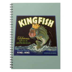 Carnet Art d'étiquette de canette de produit vintage, Asp