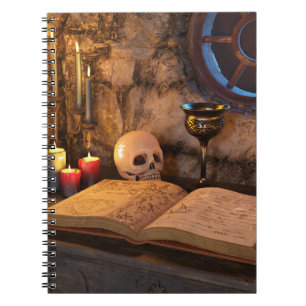 Carnet Art d'étude à la bougie de l'académie sombre gothi
