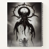 Carnet Art d'horreur gothique foncé : Omen foncé (Dos)