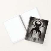 Carnet Art d'horreur gothique foncé : Omen foncé (Intérieur)
