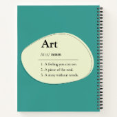 Carnet Art Dictionary Style Sketchbook Notebook (Dos)