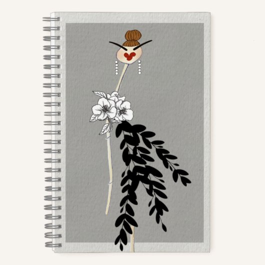 Carnet Art d'illustration de mode Haute Couture (Recto)