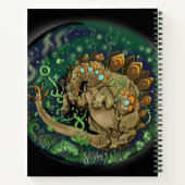 Carnet Art Dinosaure Stegosaurus (Dos)