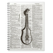 Carnet Art du dictionnaire d'instruments de musique (Devant)