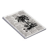 Carnet Art du dictionnaire Palm Tree (Côté Droit)