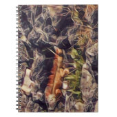 Carnet Art du guana orange (Devant)