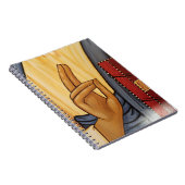 Carnet Art du signe de la main religieux (Côté Droit)