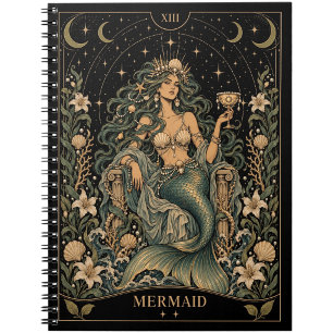 Carnet Art du Tarot de la Sirène sous les Étoiles