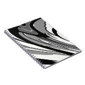 Carnet Art en forme noir et blanc (Côté Droit)