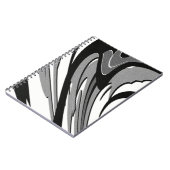 Carnet Art en forme noir et blanc (Côté gauche)