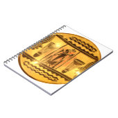 Carnet Art Ethnique Africain d'or Imprimer (Côté gauche)