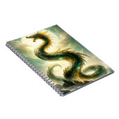 Carnet Art fantastique du dragon émeraude céleste (Côté Droit)
