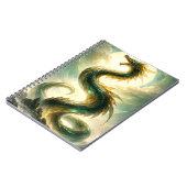 Carnet Art fantastique du dragon émeraude céleste (Côté gauche)