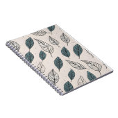 Carnet Art feuille Boho (Côté Droit)