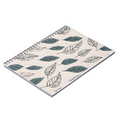 Carnet Art feuille Boho (Côté gauche)