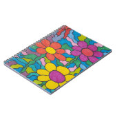 Carnet Art Fleur Hippie Rétro (Côté gauche)