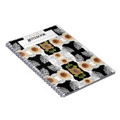 Carnet Art floral abstrait moderne (Côté Droit)