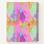 Carnet Art Floral Abstrait Moderne (Dos)