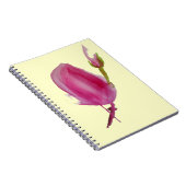 Carnet Art floral aquarelle Magnolia rose (Côté Droit)