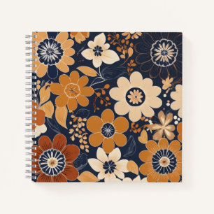 Carnet Art floral folklorique scandinave
