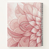 Carnet Art floral rose pâle (Dos)