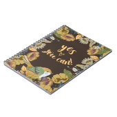 Carnet Art folklorique d'oiseaux et de fleurs (Côté gauche)