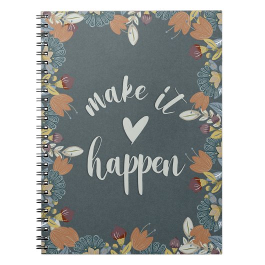 Carnet Art folklorique floral (Devant)