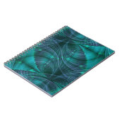 Carnet Art fractal Apophyse I - bleu (Côté gauche)