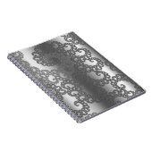 Carnet Art Fractal Argent (Côté Droit)