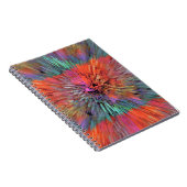 Carnet Art fractal de supernova arc-en-ciel (Côté Droit)