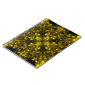 Carnet Art fractal énergétique sacré doré (Côté gauche)