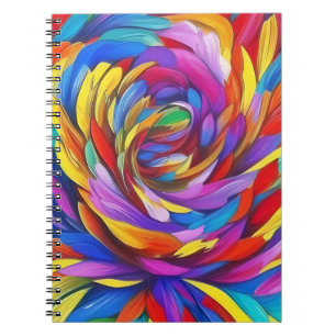 Carnet Art Fusion Vibrant Travail scolaire Couleurs d'écr