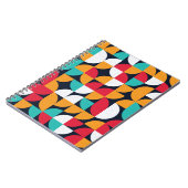 Carnet Art Générique : Motif triangle coloré (Côté gauche)