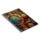 Carnet Art géométrique industriel steampunk (Côté Droit)