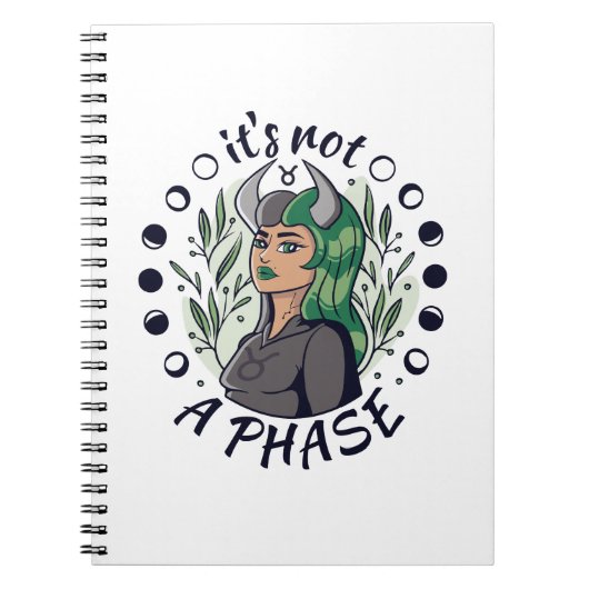 Carnet Art gothique alternatif pour filles Ce n'est pas u (Devant)