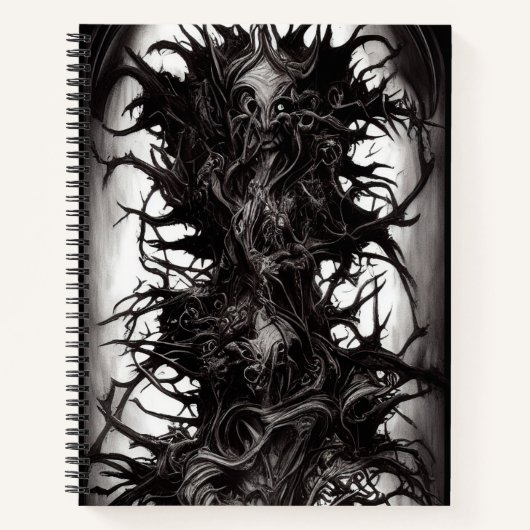 Carnet Art gothique foncé Vile foncé Biomatter Sketchbad (Devant)